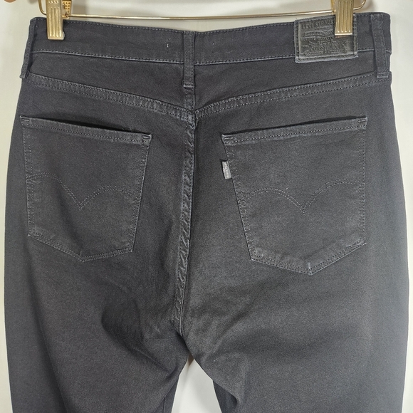 Levi's Premium Women's High Rise Jeans - Black 32X32 - Picture 6 of 12
